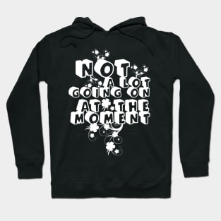 NOT A LOT GOING ON AT THE MOMENT Hoodie